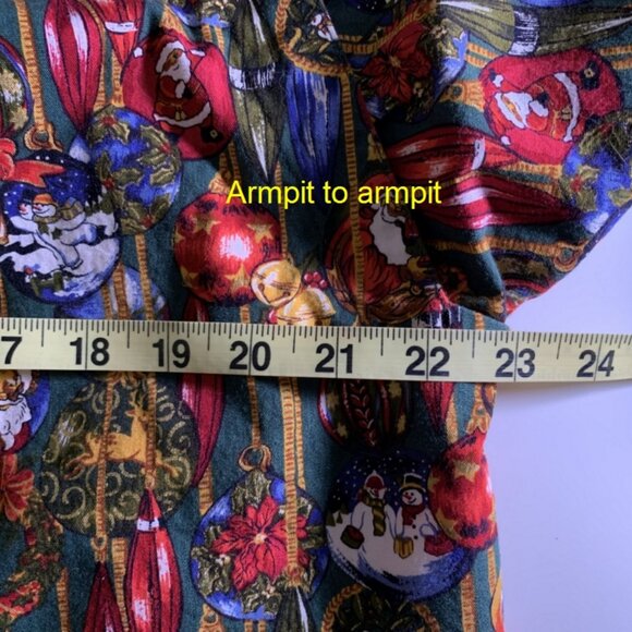 Unique! Handmade Christmas Theme Shirt/Top - Picture 4 of 10